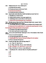 Bài tập trắc nghiệm Lịch sử 12 - Bài 7 Tây Âu